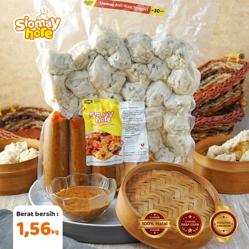 

Siomay Hore - SIOMAY PREMIUM ASLI IKAN TENGGIRI (Isi 30 pcs) & Bumbu Kacang