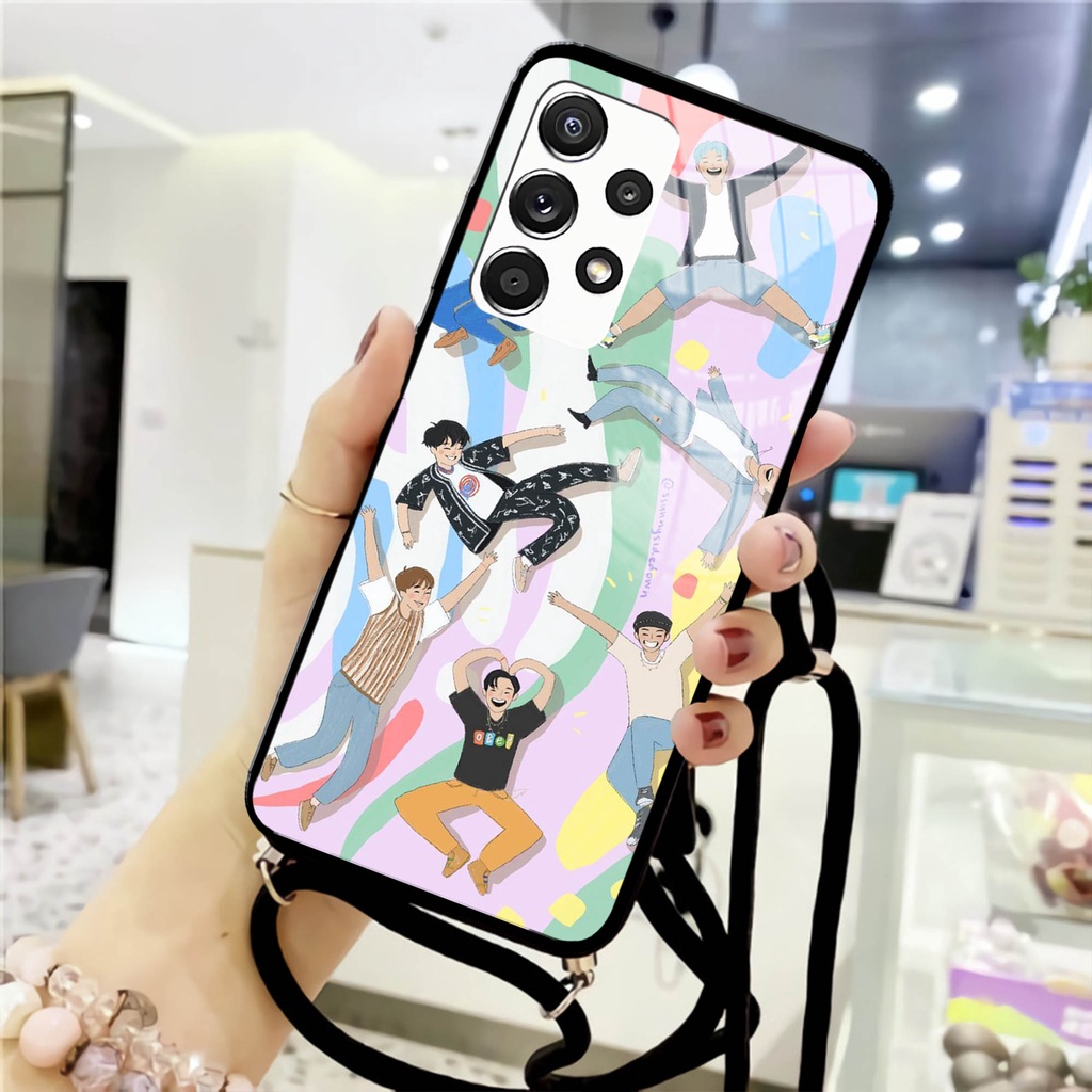 Softglass Kaca Tali For SAMSUNG A52/A72  [KT 01] | Case Tali | Case A52/A72 | Casing A52/A72 | sling