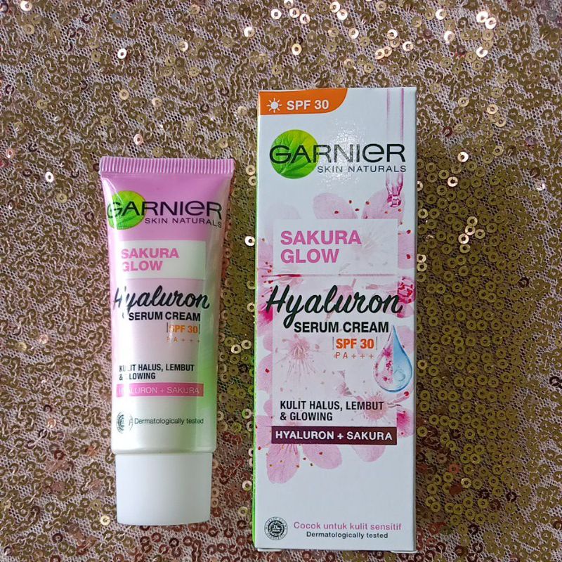 GARNIER SAKURA GLOW HYALURON SERUM CREAM SPF 30 (20 ml) @MJ