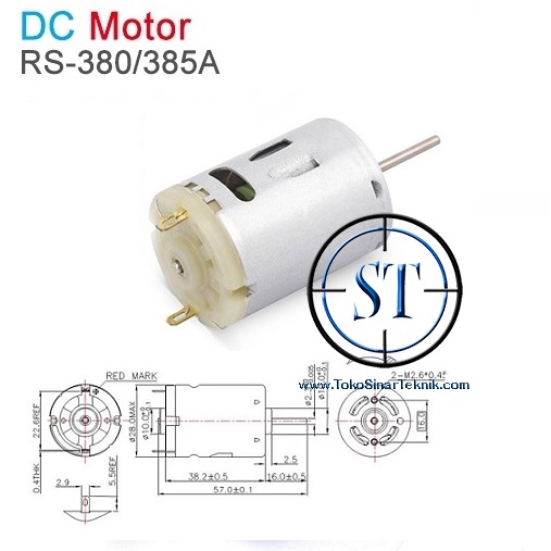 High Speed Motor RS-380 Large Torque Motor Dc Super Car 24000Rpm And Ship Model RS380 380