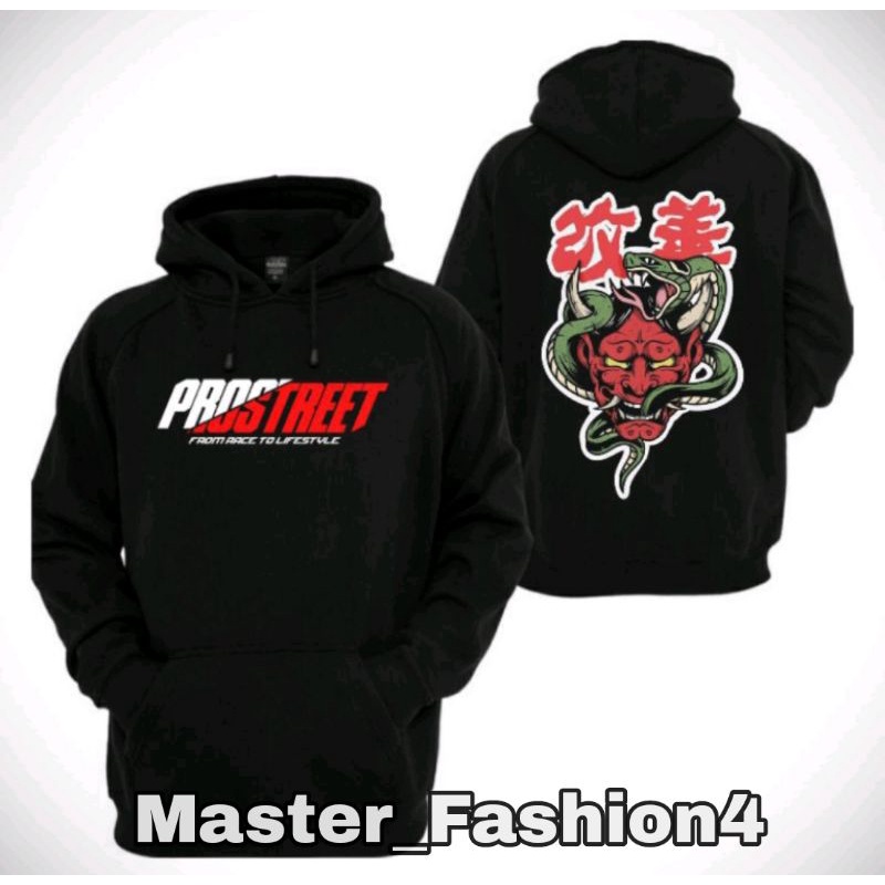 Hoodie pria PROSTREET jaket sweater THE LATS KOHAKU MOSTER KEREN