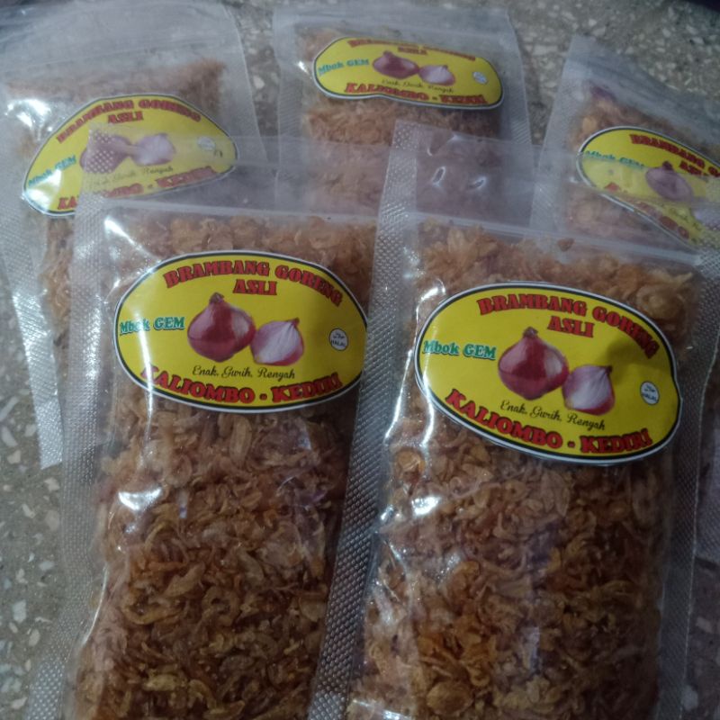 

Brambang/bawang merah goreng ori tanpa campuran