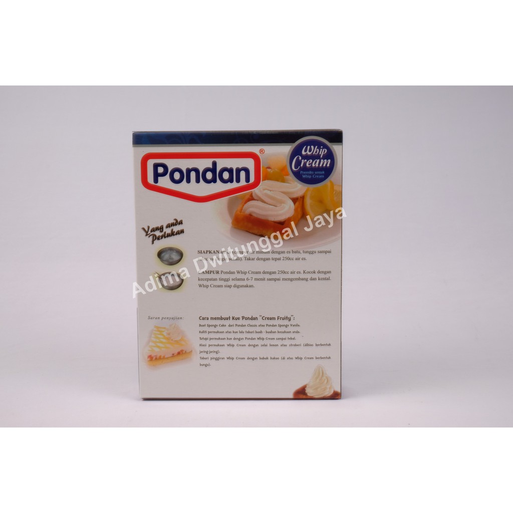 Pondan Whip Cream 150 gr