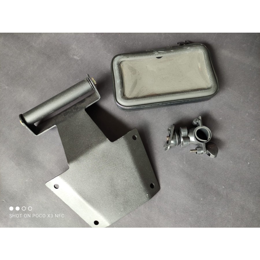 PAKET 1 BREKET GPS CB150X BRACKET HP GPS CB150X TEMPAT HP GPS CB150X