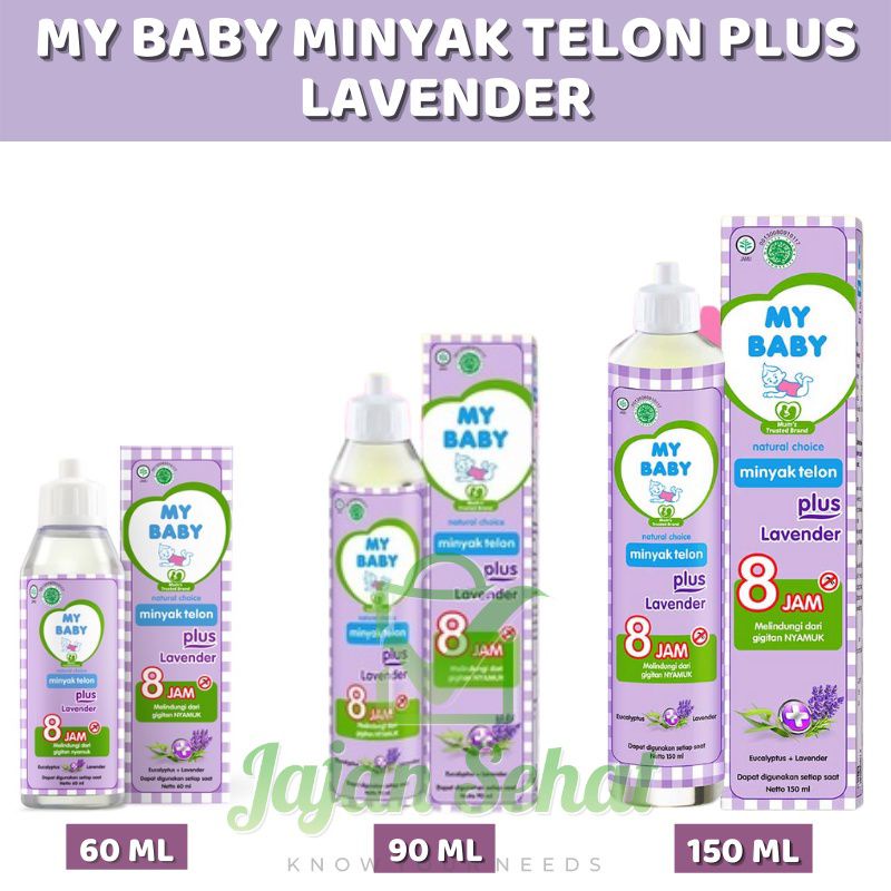 Minyak telon LAVENDER 8 jam my baby / minyak telon my baby