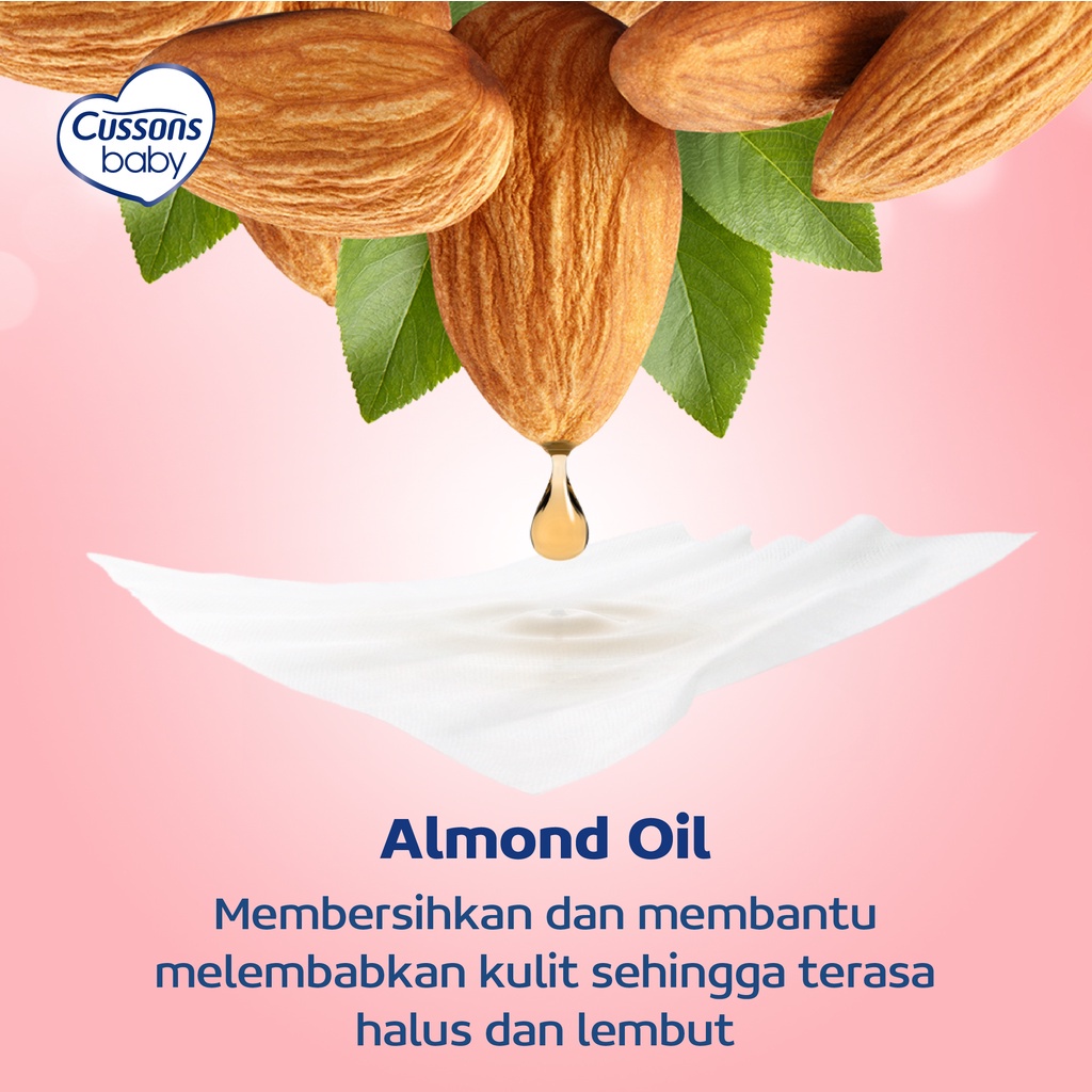 ARJUNA Cussons Baby Wipes Buy 1 Get 1 / Tisu Basah Bayi / mild gentle fresh nourist soft smooth KT3