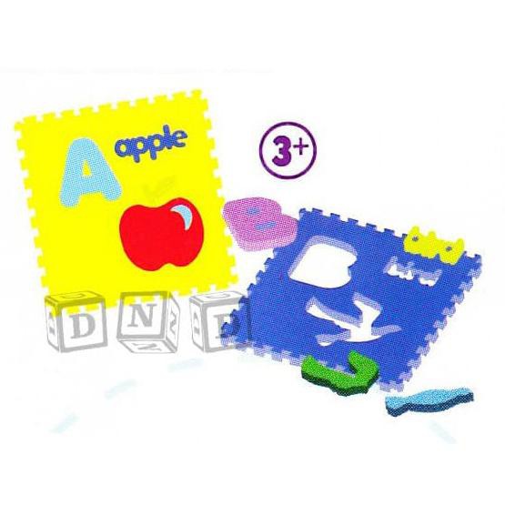 Alas Lantai  Tikar  Karpet Puzzle Anak Evamat Huruf Abjad Alphabet Gambar BIsa JNT