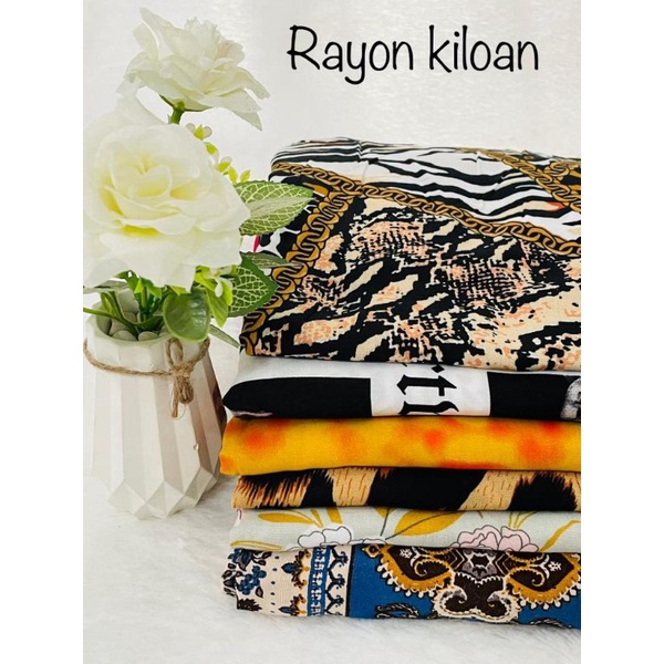 SALE KAIN KATUN KILOAN //KAIN RAYON KILOAN / KATUN KILOAN / RAYON viscose / rayon reaktif