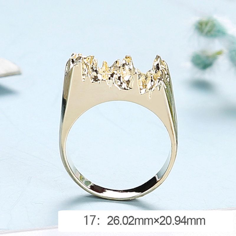 Cetakan Resin Epoksi Bahan Logam Ukuran 7-9 Untuk Membuat Perhiasan Cincin