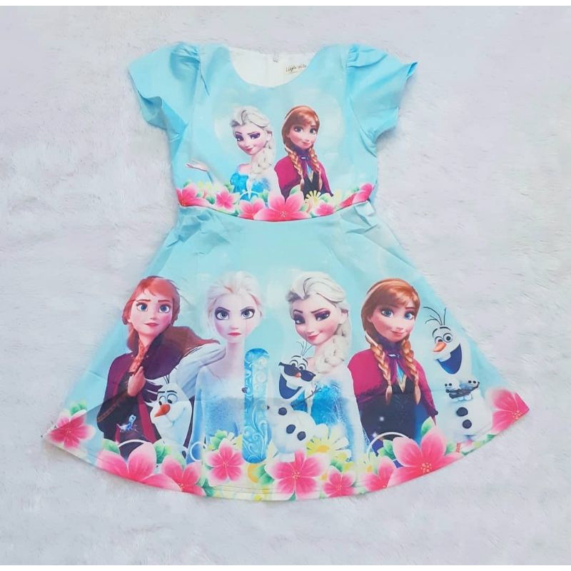 Dress Frozen 3 warna