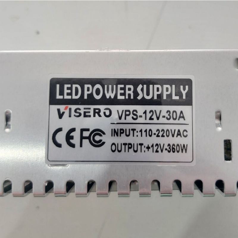 Power Supply Switching 30A 12 Volt PSU Jaring CCTV Radio LED 30 Amper