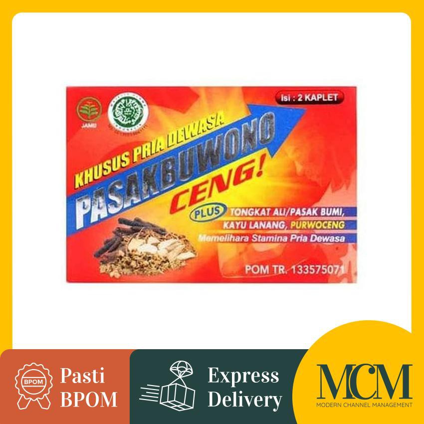 Mustika Ratu Pasak Buwono Ceng kaplet isi 2 Kaplet - Jamu Kuat Pria