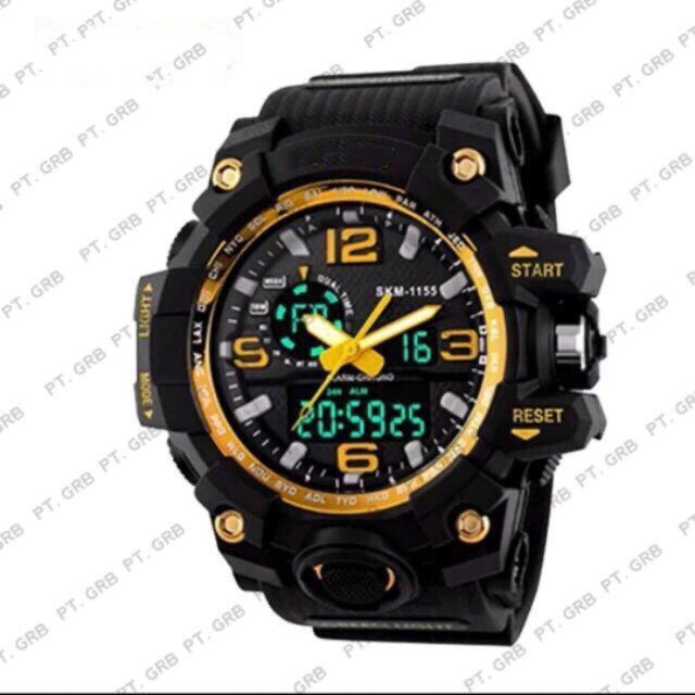 ✅ COD Jam tangan pria wanita ORIGINAL ANTI AIR digital watch LED dengan stopwatch alarm KM002