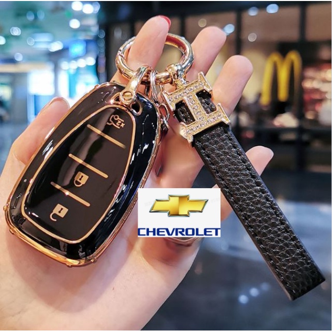 Case Pelindung Kunci Mobil Bahan Kulit TPU Untuk Chevrolet New Malibu XL Equinox