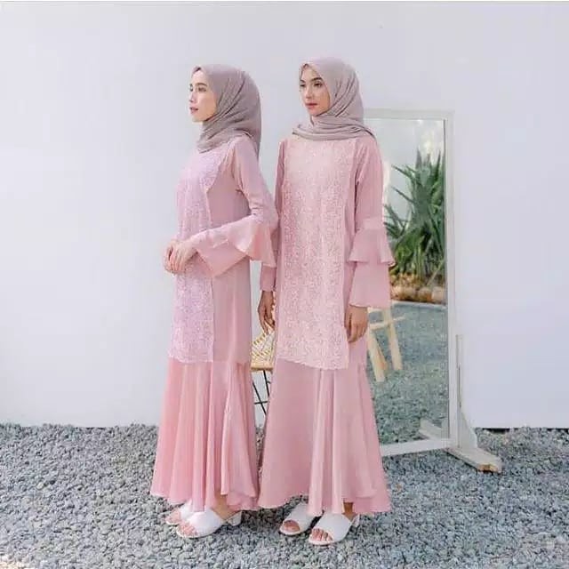 DISKON MILA DRESS - FLOTTILICIOUS / DRESS MUSLIM / GAMIS MUSLIM / GAMIS MURAH / GROSIR BAJU ONLINE