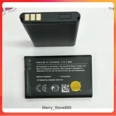 Batere Battery Batre Baterai Nokia 5C BL-5C BL5C BL 5C BL-5CA BL5CA BL 5CA BL-5CB BL5CB BL 5CB