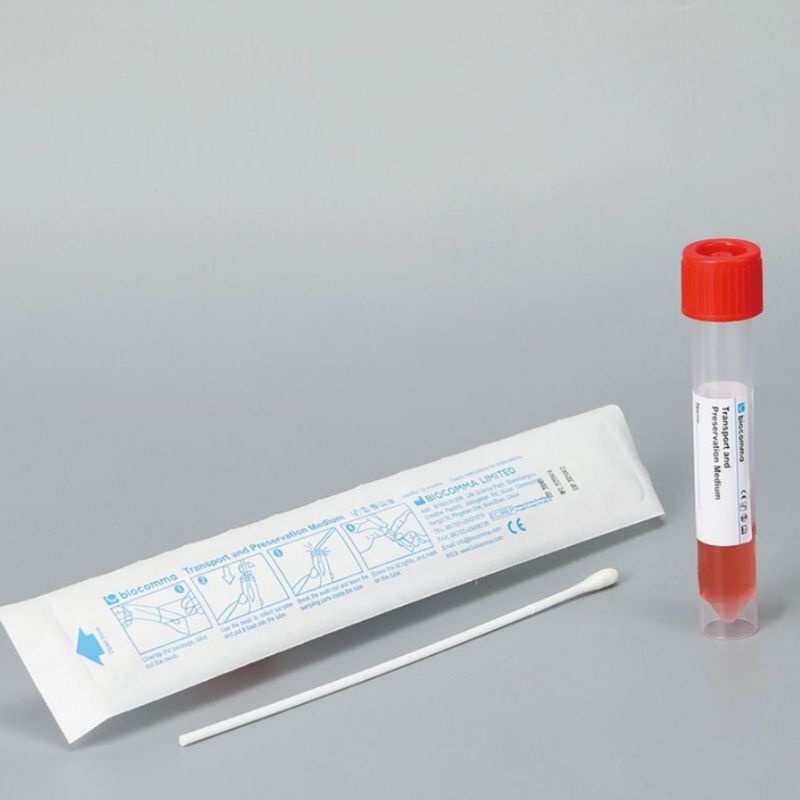VTM Biocomma 1 set Cairan Merah With Naso and Oro Swab