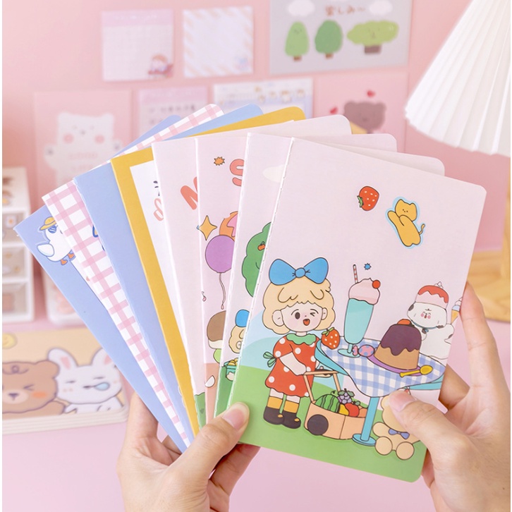 

Buku tulis Peach Rabbit lucu