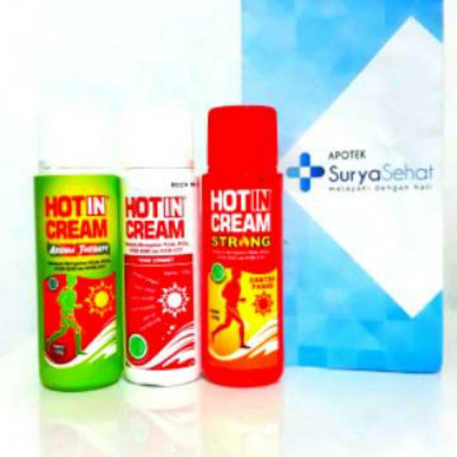 Hot In Cream Botol 120 ml Pegal - Nyeri Sendi - Nyeri Otot - Hotin Cream