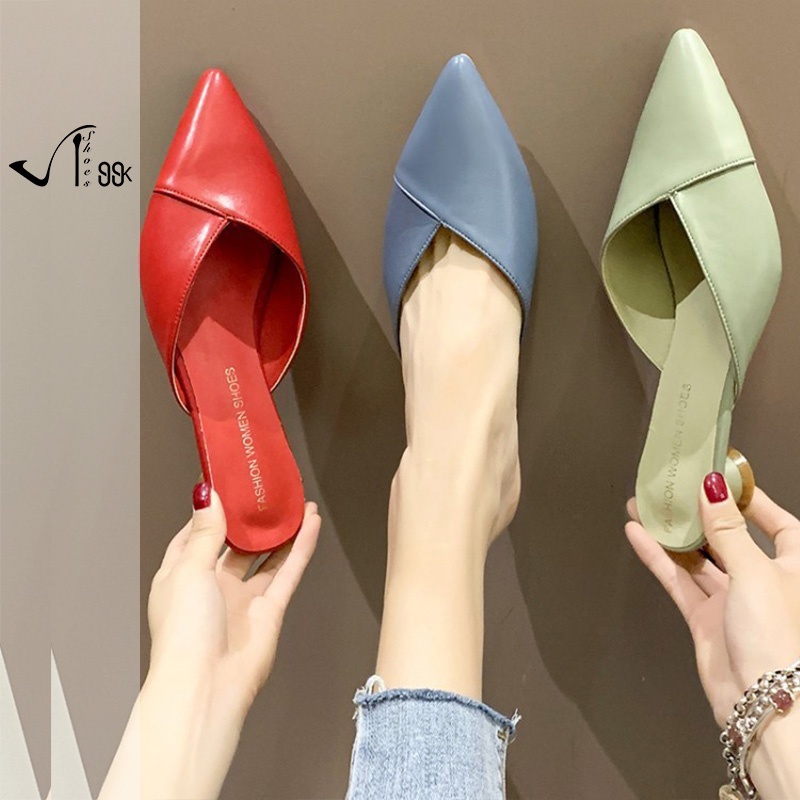 Korean Kitten Heels / Sepatu Hak 5045 (Size 36-40)