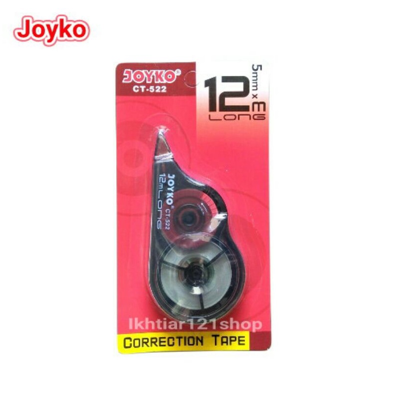 

Correction Tape Label Joyko 12 Meter /Tip X Tape Joyko CT-522 Satuan Grosir