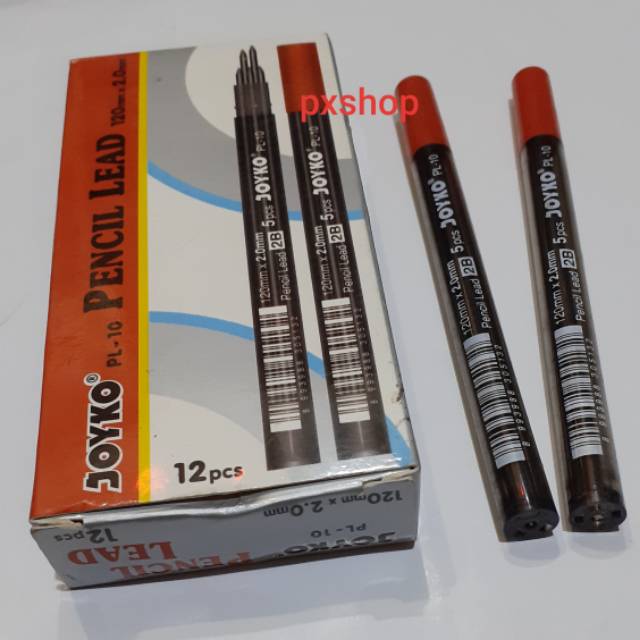 

Isi Pensil 2B - 2mm / Pencil Lead Joyko 2B - 2mm