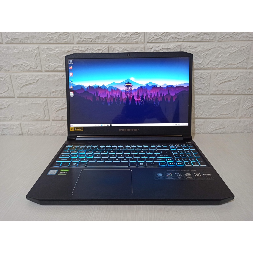 Acer Predator Triton 300 Core i7-9750H Nvidia GTX 1650 GAMING Laptop Second GTX1650 Gen7 Gen 7 x nit