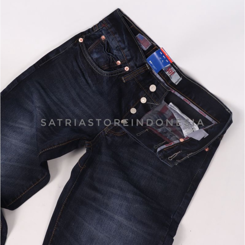 Celana jeans reguler pria