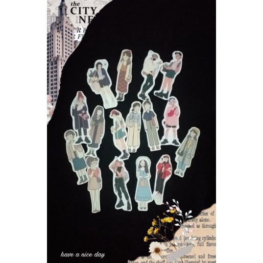 

GIRLS STICKERS | 10pcs