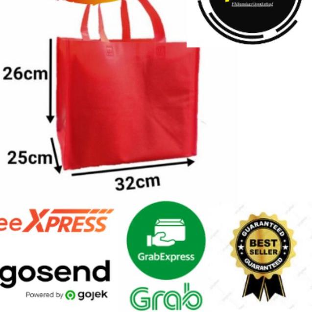 

Goodie Bag Tas Spunbond Kotak Jahit 32x27x26 Box Nasi Dus Kue isi 12pcs