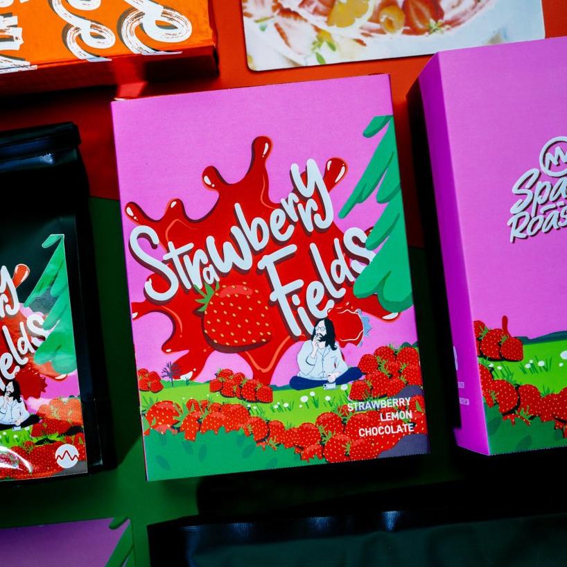 

[KODE 77MQK] Space Roastery Strawberry Fields Premium Blend Coffee Biji Kopi Indonesia 200 Gram