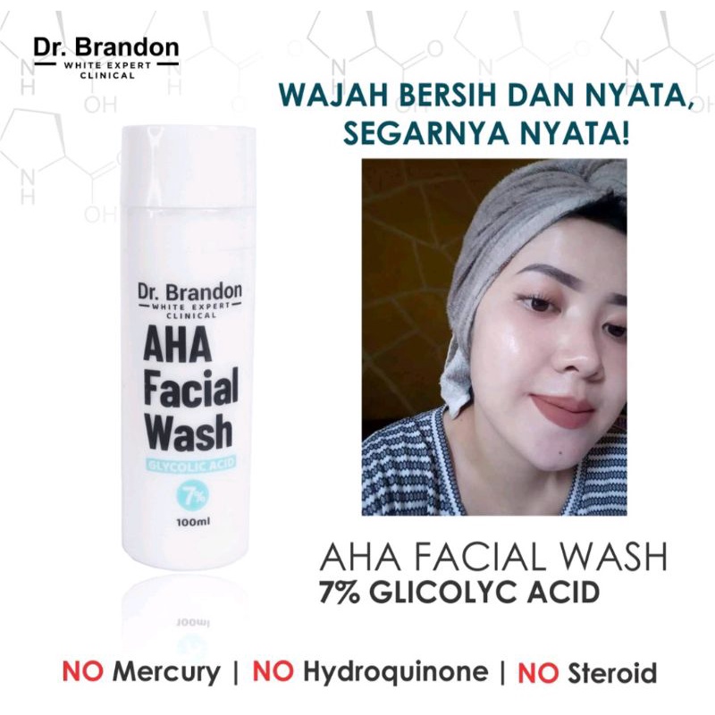 Dr. Brandon AHA Facial Wash 100ml