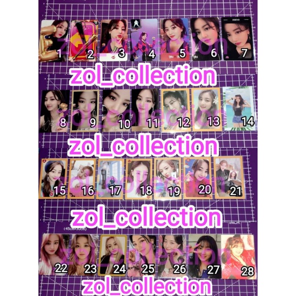 Photocard Album Jihyo Twice PC Jihyo twice