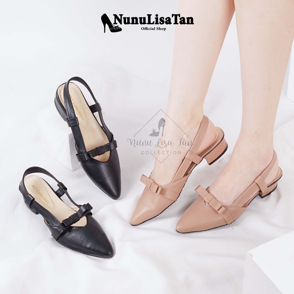 NunuLisaTan - bayar ditempat heels Wanita terbaru heels LANCIP 3 cm