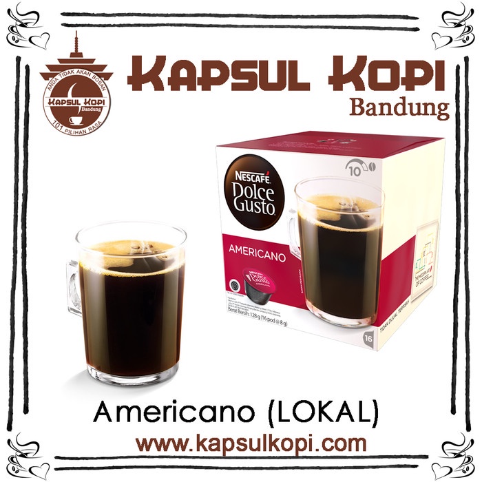

Kopi - Americano Kapsul Kopi Nescafe Dolce Gusto Lokal Ndg Coffee Capsule