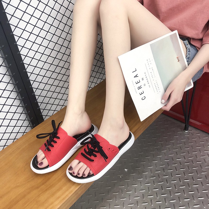 FD Sandal Slip On Wanita Terbaru 2021 Sendal Cewek Cantik Import DI-006