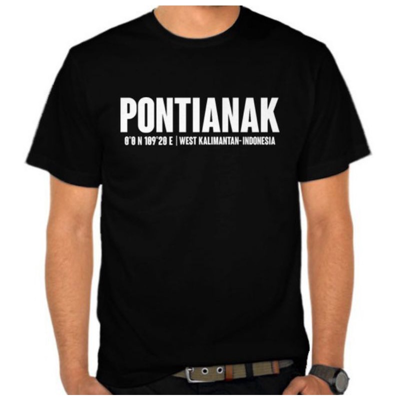 kaos pontianak west kalimantan indonesia / kaos kalimantan pontianak