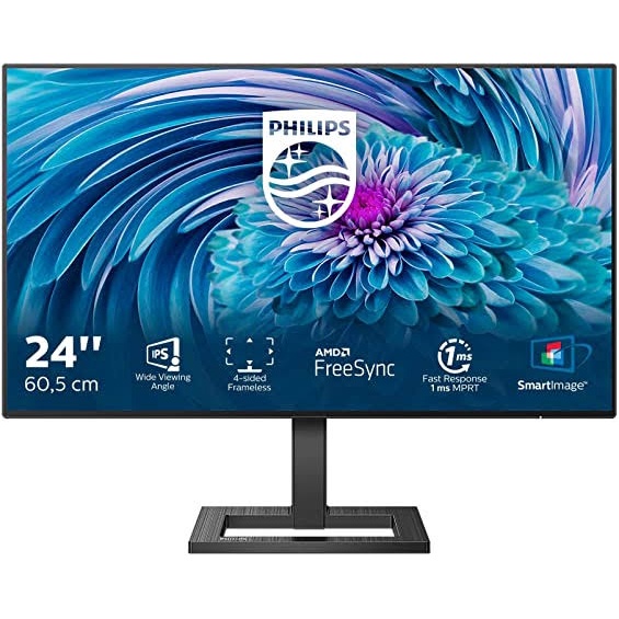 LED Monitor Gaming Philips 242E2FE 23.8 Inch 75Hz Full HD HDMI DP VGA