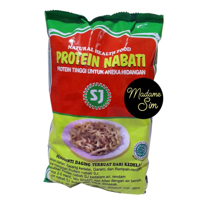 

TERBARU PROTEIN NABATI SJ - VEGETARIAN (200 GR)
