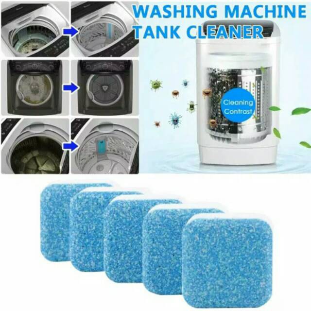 BAJ TABLET PEMBERSIH MESIN CUCI OBAT ANTI BAKTERI KOTORAN - DEEP CLEANING WASHING MACHINE PENGHILANG BAU / SS065