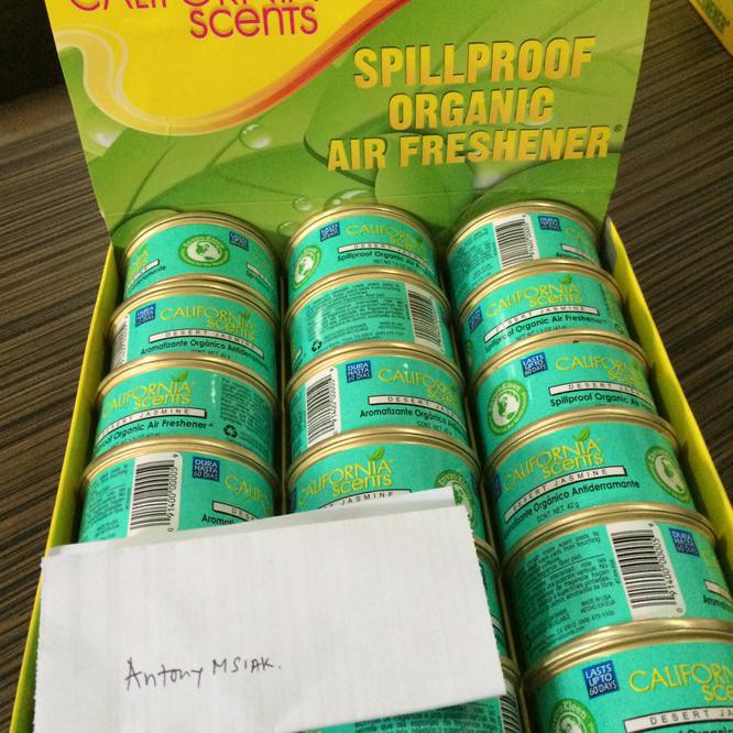 575U PARFUM MOBIL CALIFORNIA SCENTS DESERT JASMINE. XP1S