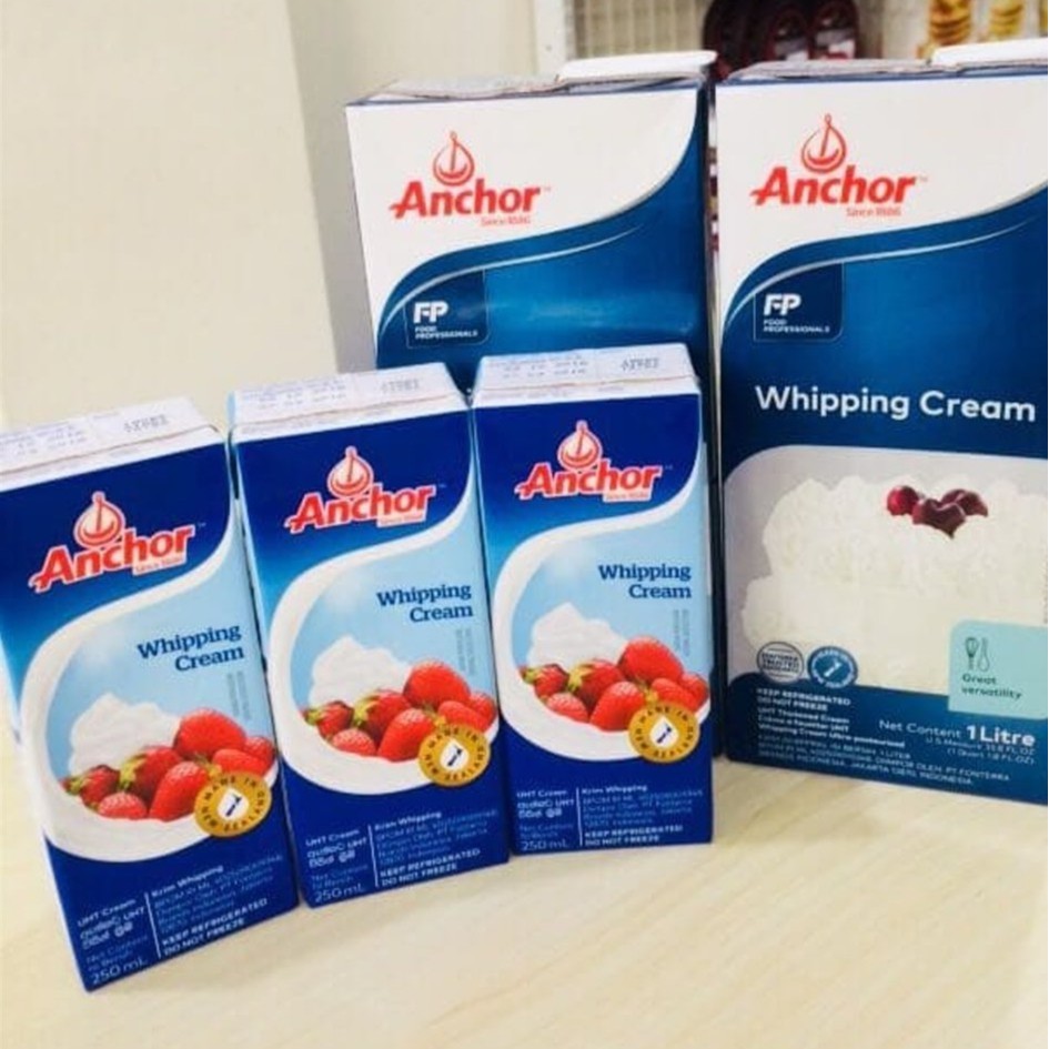 

Anchor Whipping Cream dan Anhor Culinarry Cream