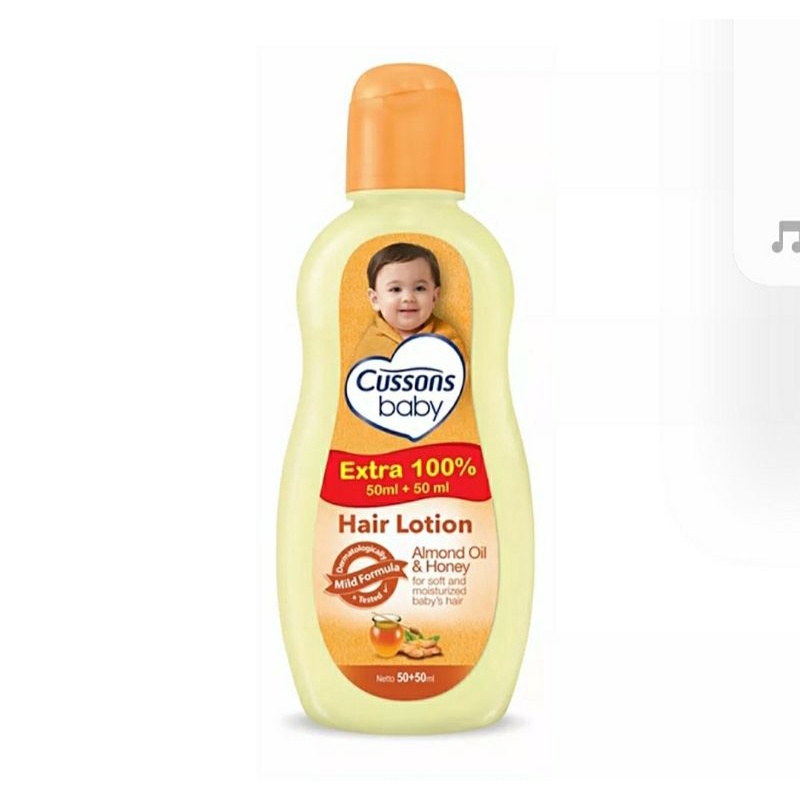 CUSSONS HAIR LOTION 50+50 Ml / Minyak Rambut Baby