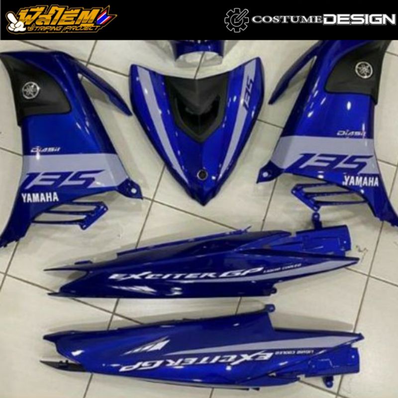 STRIPING STICKER JUPITER MX NEW 135 EXCITER GP 135 TRANSPARAN