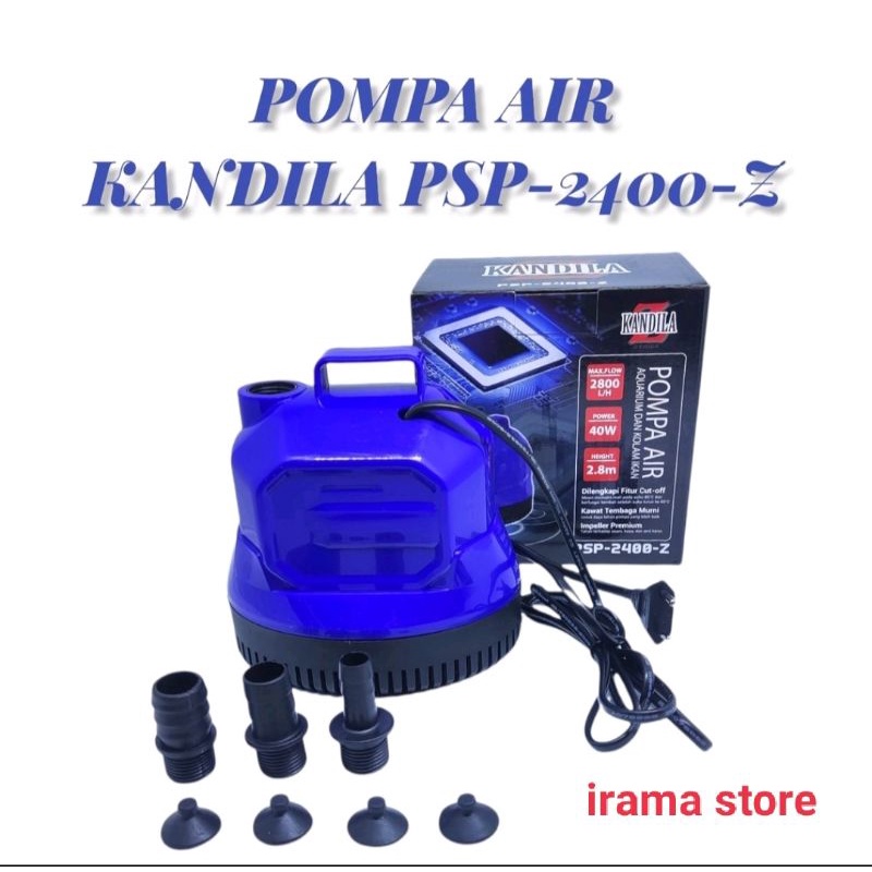 Kandila PSP 2400 Z Pompa Aquarium Pompa Kolam Pompa Hidroponik Pompa Celup