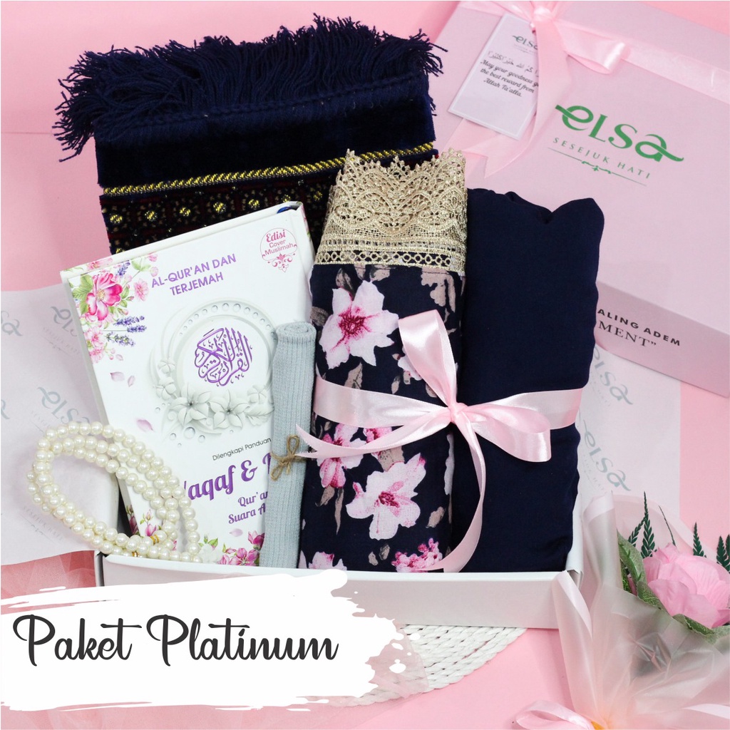 Paket Seserahan Hantaran Mahar Pernikahan Hampers Set Mukena Sajadah Al Quran Box By Elsa Shopee Indonesia