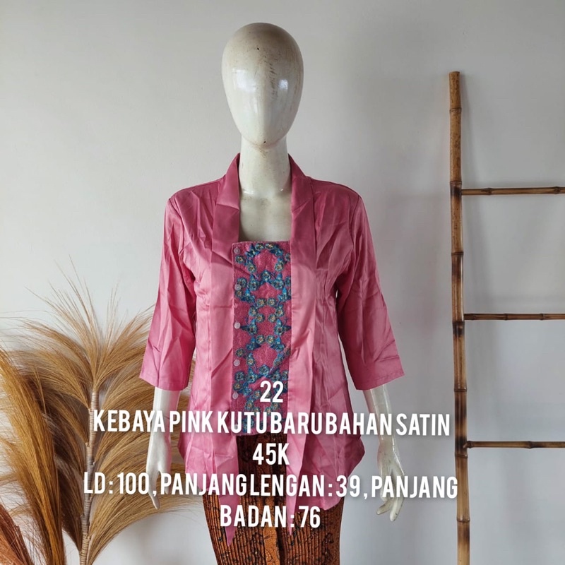 kebaya kutubaru bunga/kebaya jogja