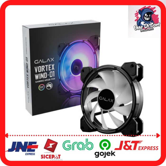 GALAX VORTEX WIND-01 ARGB SINGLE PACK 120MM CASE FAN CASING