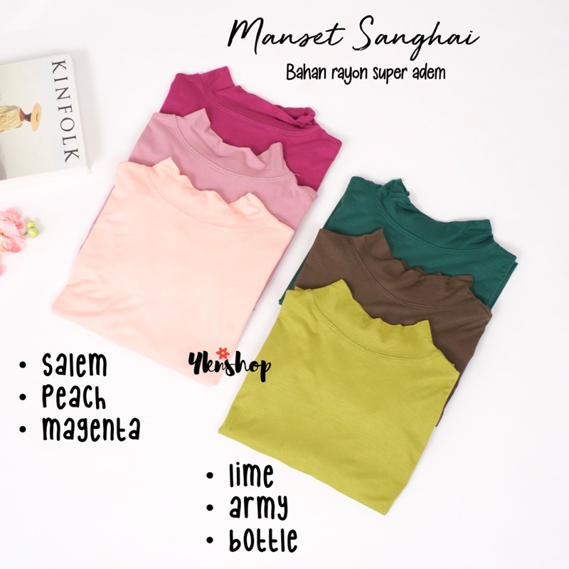 Manset Sanghai Bahan Rayon Super Adem Ukuran L XL XXL