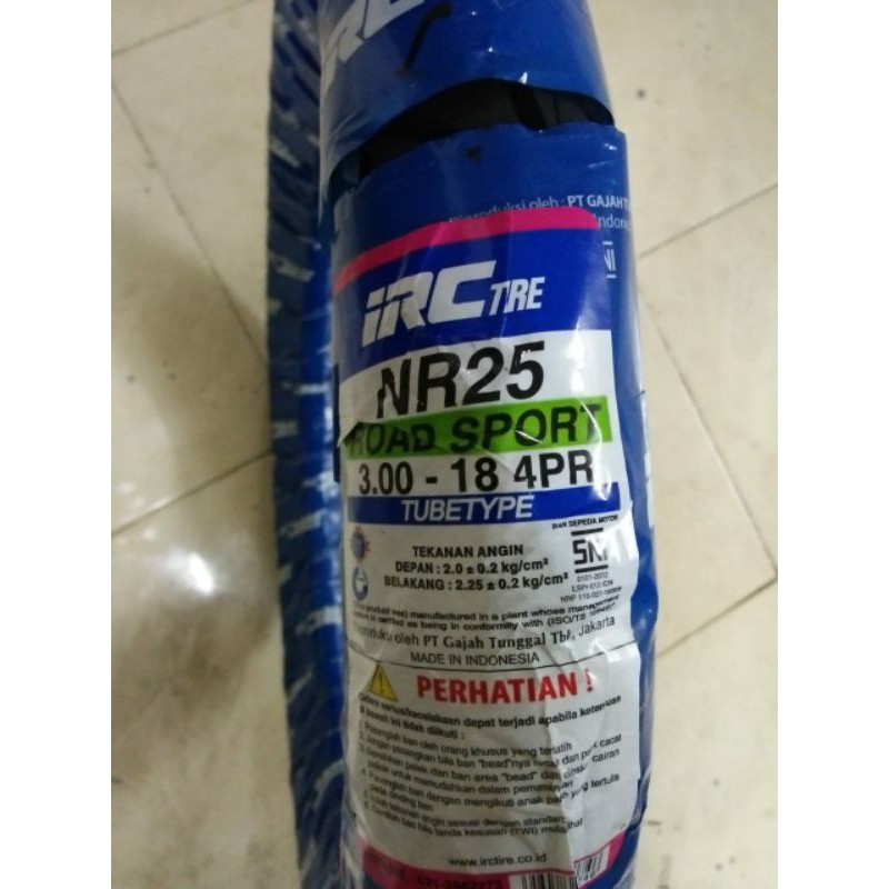 ban luar irc nontubles r25 300 18 untuk rxk scorpio thunder125